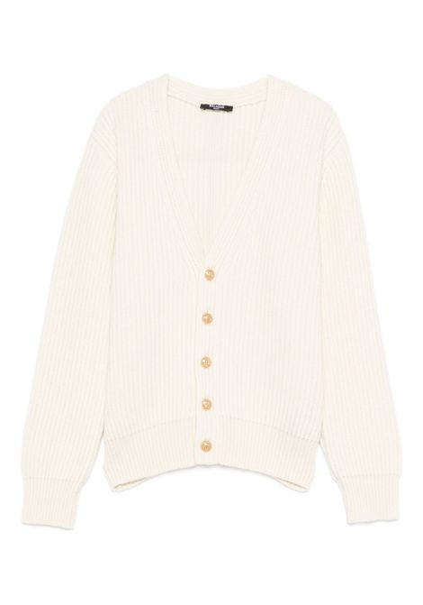 Cardigan con ricamo BALMAIN KIDS | BX9P70 Z3294102OR